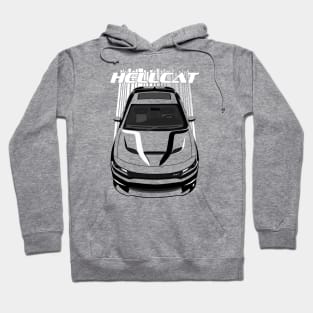 Charger Hellcat - Bright Transparent/Multi Color Hoodie